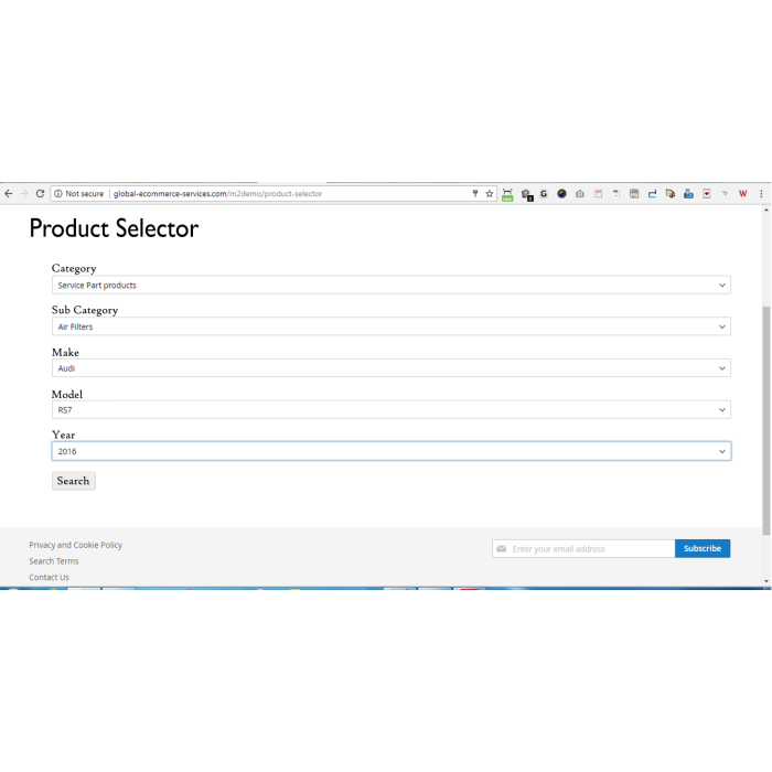 Product Selector-Magento 2 Extension