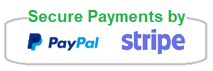 Guaranteed Safe and Secure payments by Paypal and Stripe