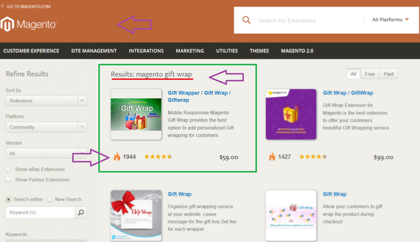 best gift wrap Magento extension